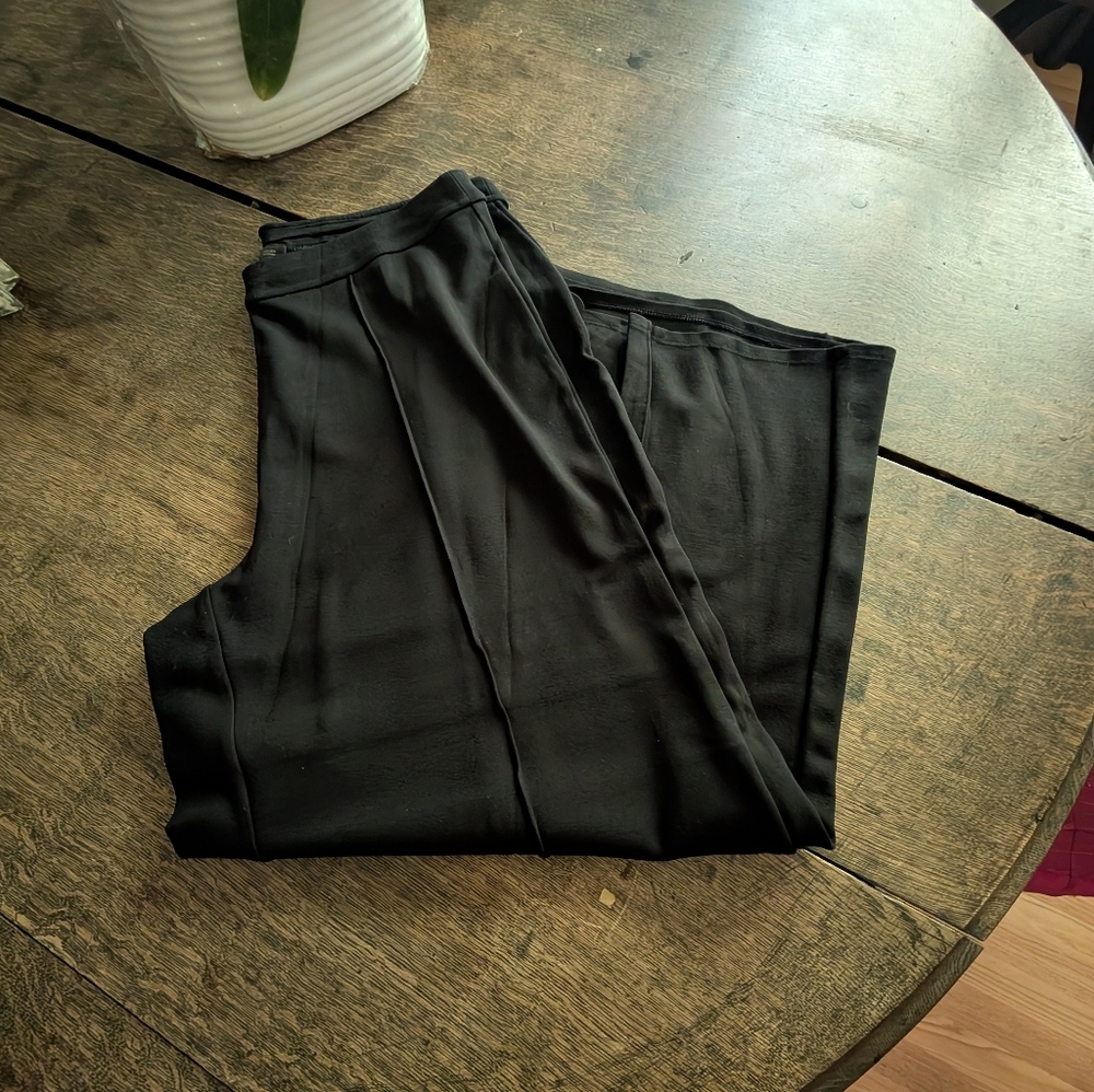 J Jill Black Wide Leg Pants